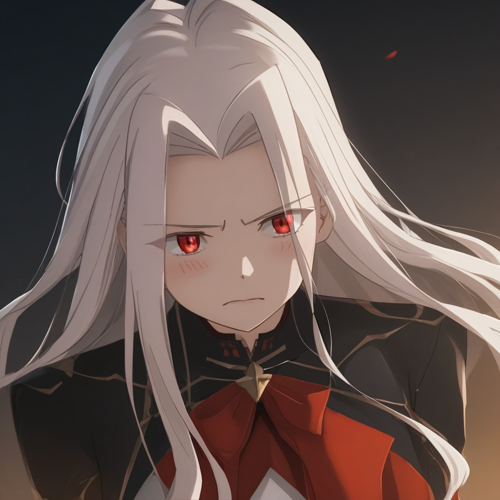 score_9, score_8_up, score_7_up, source_anime, expressive, anime,  dynamic, 1girl, irisviel_von_einzbern, source_anime, fate/zero, fate_(series), (irisviel_von_einzbern), white hair, red eyes, large breasts, blush, uncensored, (TW1L1GHT0FTH3G0D5), source_hentai