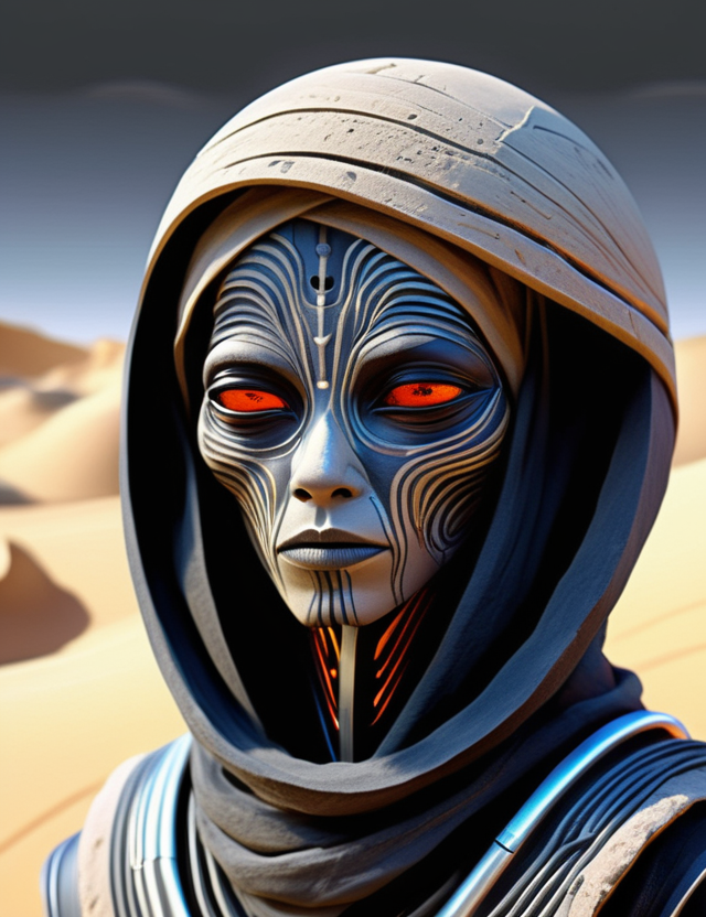 (masterpiece:1.2), ((digital art,realistic)), (hyper detailed),DonMS4ndW0rldXL, made of sand or sandstone, desert people, scifi,<lora:DonMS4ndW0rldXL-000008:0.8>