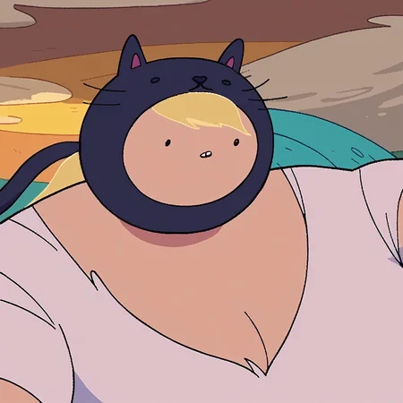 score_9, score_8_up, score_7_up, <lora:s0s4nstr0ng:1> s0s4nstr0ng,1girl,solo,muscular,<lora:Adventure_Time_Style_LORA:0.6> adventure time, dot eyes