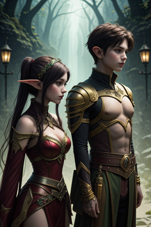 1girl and 1boy,fantasy, elf
<lora:LCM_LoRA_Weights_SD15:1>
 <lora:add\ImageEnhance:.5>