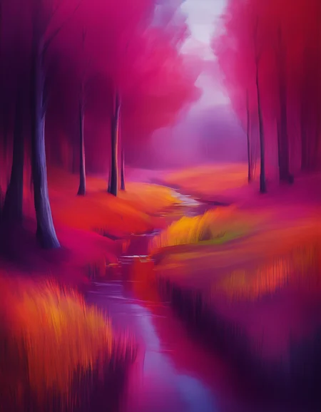 novuschroma82 style Dream Landscape as a painting <lora:novuschroma82 style:1>