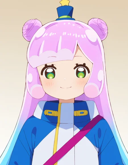 score_9, score_8_up, score_7_up, source_anime, BREAK
1girl, solo, looking at viewer, gradient background, cowboy shot, light smile, upper body, portrait, front view,
puniru (puniru wa kawaii slime), slime girl, long hair, multicolored hair, gradient hair, blue hair, pink hair, double bun, green eyes, mini top hat, star (symbol),
white jacket,
<lora:puniru-puniru_wa_kawaii_slime_s1-anime-soralz:1>