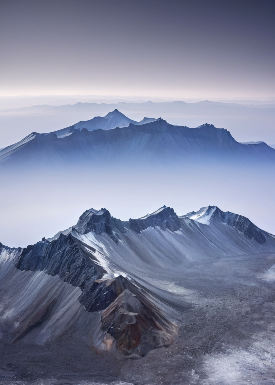 no humans,grey background,gradient background,gradient,scenery,simple background,<lora:é¿ç½å±±:1>, Changbai Mountain,, masterpiece, best quality,