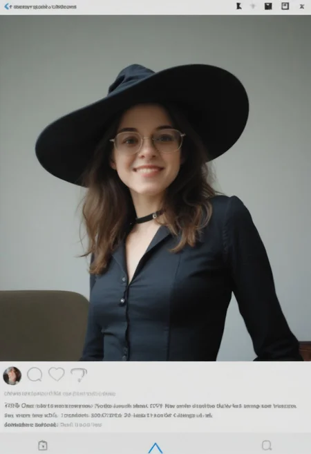 score_9, score_8_up, score_7_up,amateur, reddit, polaroid photography, 1girl, glasses,
breasts,(((pointy witch hat))), sexy witch costume, dynamic sexy pose
BREAK
dramatic angle, unique perspective, unique angle,