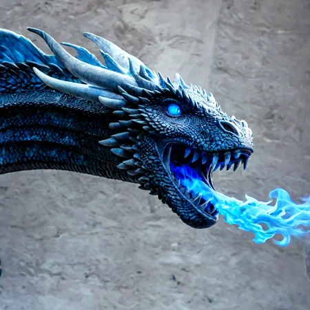UHD, 4k, ultra detailed, cinematic, a photograph of  <lora:perfection style:0.3>
 <lora:sculpture v2:0.9>
Marble sculpture statue of    <lora:Game of Thrones style:1>
Dragon a dragon with a blue flame coming out of its mouth, epic, beautiful lighting, inpsiring