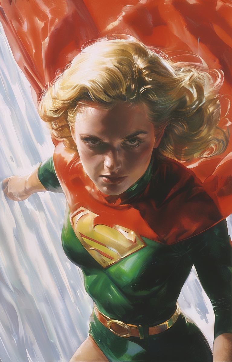 masterpiece,best quality,<lora:tbh234-sdxl:0.9>,illustration,style of Alex Ross tech genius teenage girl