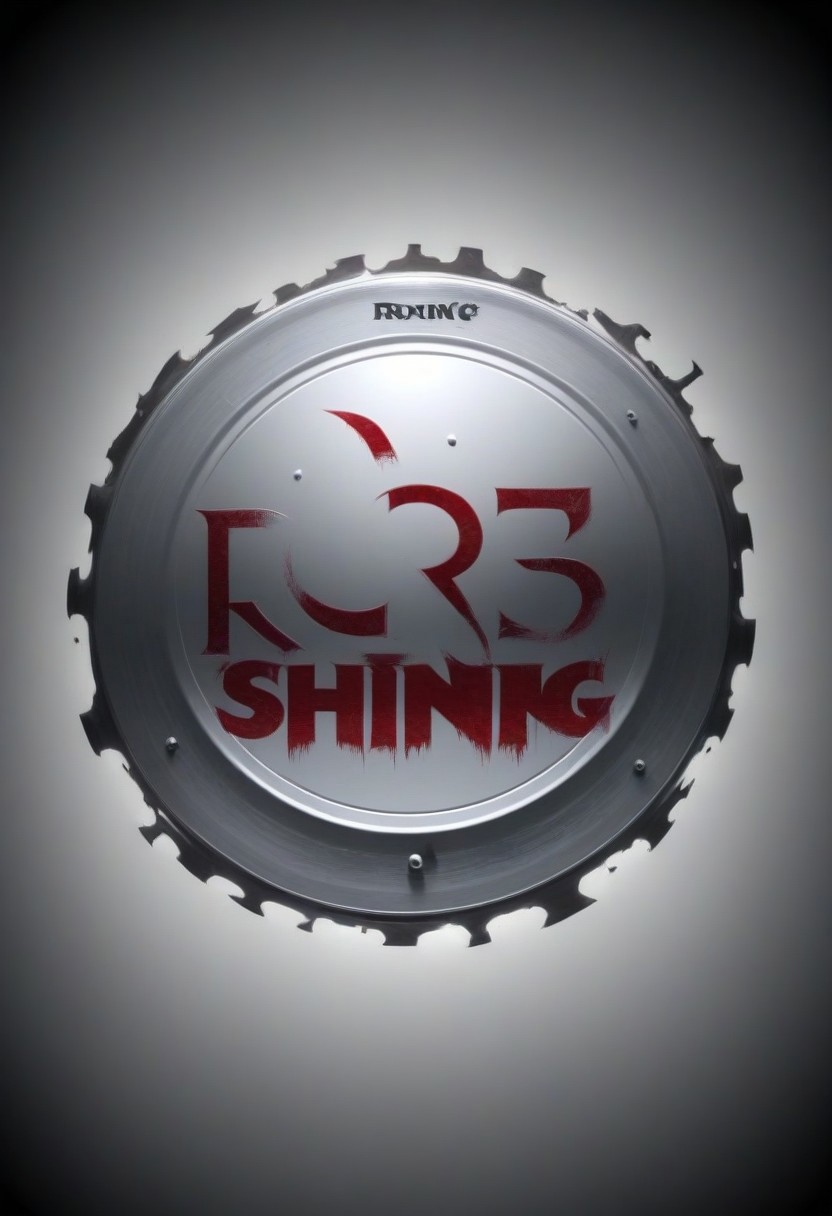 ["R3DRUM" text logo|"MURDER" text logo], advertisement, mirrored as plot, The Shining film style