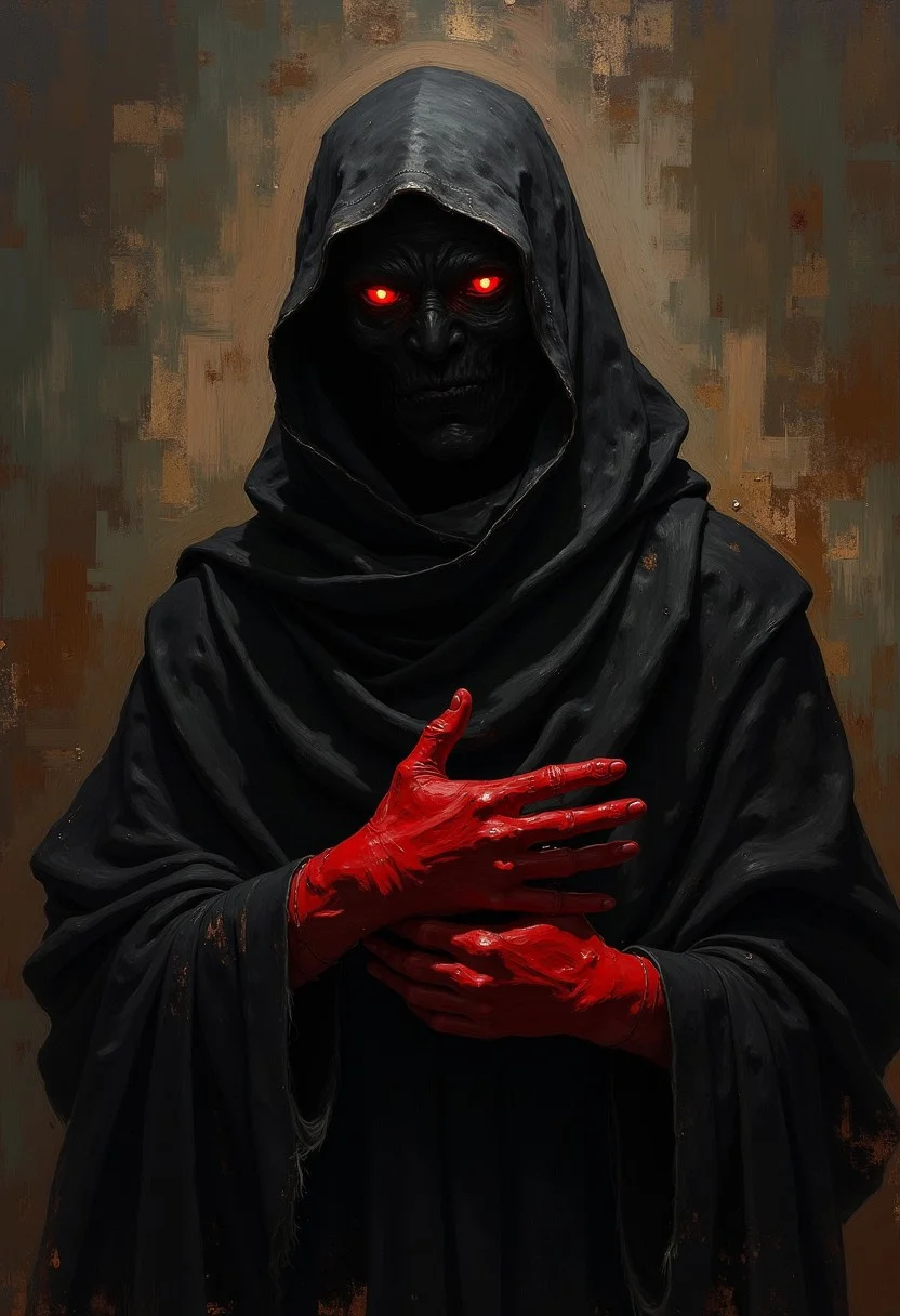 DB4RZ style painting, high contrast, dramatic shadows, 1940s style, mysterious, cinematic . burqa, red gloving eyes, divinity's creature, an Arabian nightmare, novuschroma38, detailed, high resolution, eerie, atmospheric, foreboding, unsettling <lora:CBS_novuschroma38 style:1> <lora:MJ52:0.4> <lora:XL_More_Art-Full_V1:1>