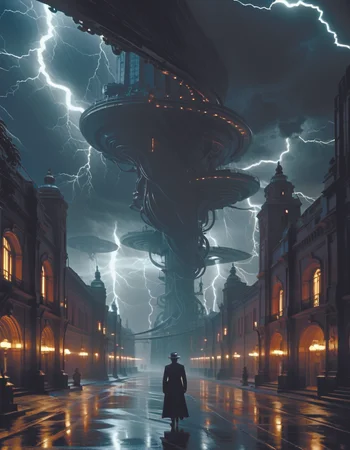 ridley scott intricate storm scene teslapunkai <lora:TeslaPunkAIXLv2p:0.8> by Director Ridley Scott style <lora:Director Ridley Scott style:0.7>