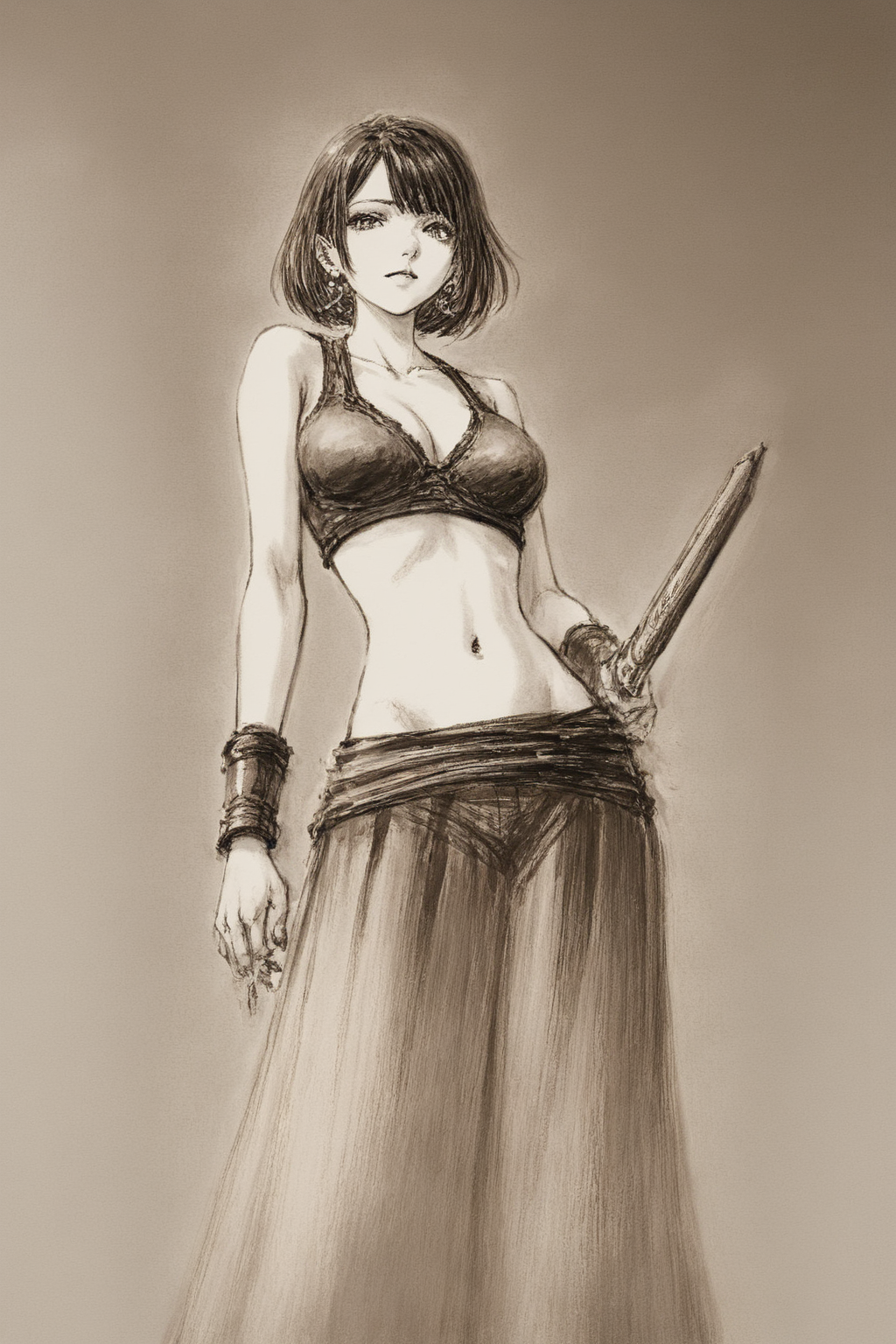 score_9,score_8_up,score_7_up,
<lora:InkStyle_Pony:0.7>,
ink wash painting,inkblot,1girl,solo,navel,monochrome,spot color,