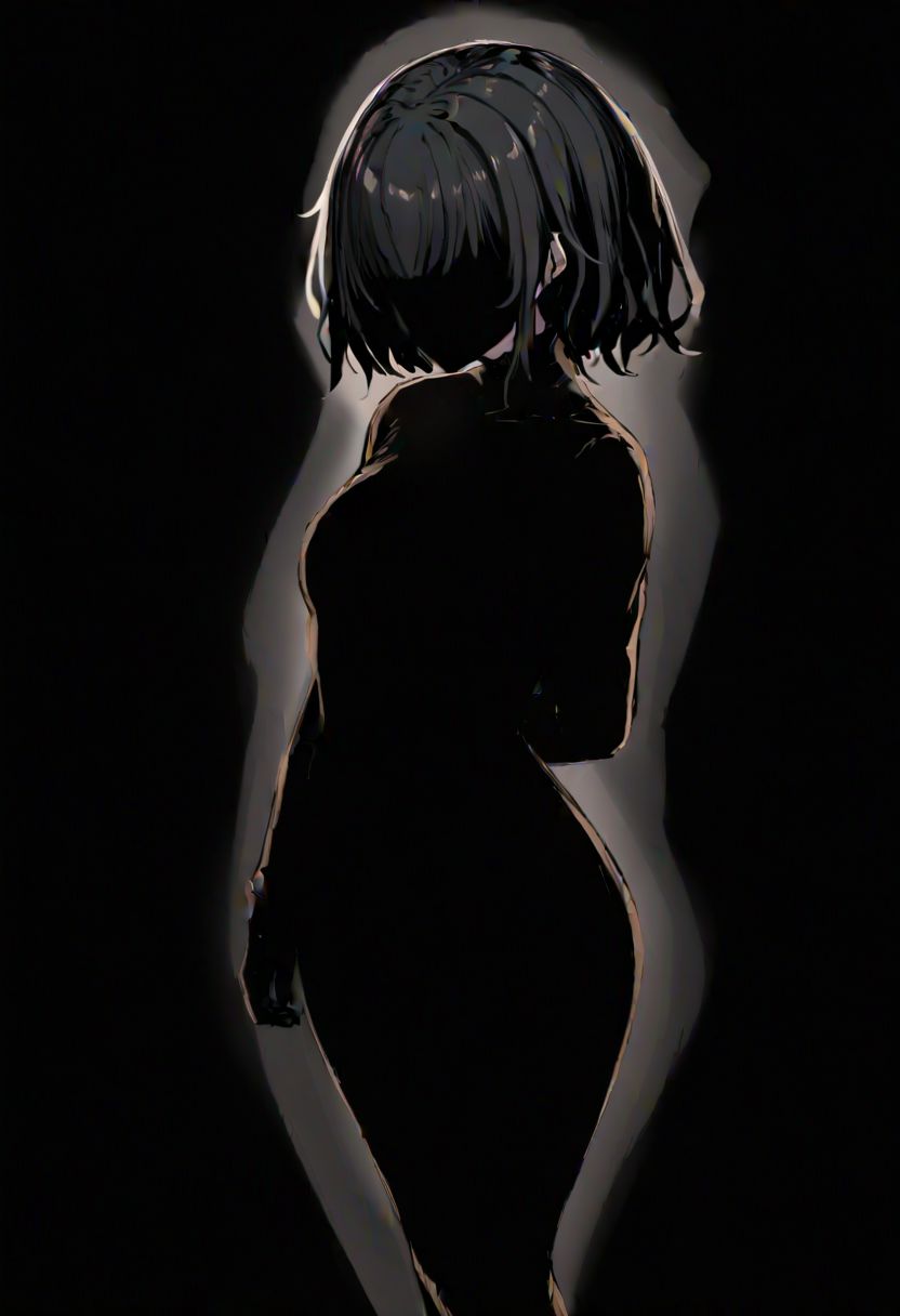 1girl, silhouette, 
masterpiece, best quality, very aesthetic, absurdres, cowboy_shot,