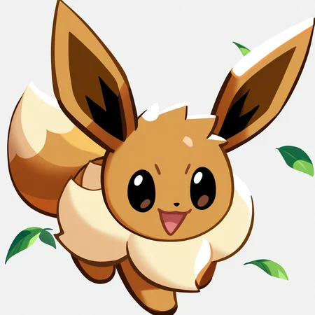 crk1styl111, year 2024, masterpiece, best quality, newest, absurdres, highres, full body, eevee, pokemon \(creature\)
