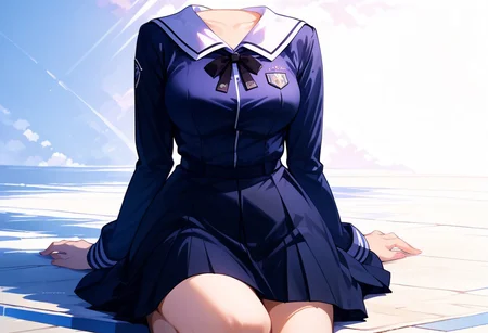 score_9, score_8_up, score_7_up, 1girl, hlsmooth_shoulderline, arima kana from oshinoko, medium breasts, campus, close up, uniform, full body shot, dynamic angle