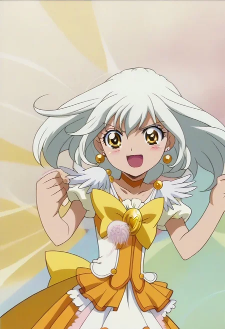 rating questionable, detailed background, shiny skin, <lora:curepeace.pony:1>, curepeace,,,,,,,,,,,,,,,,anime coloring, anime screencap, 1girl,Solo ,, anime,,,,official art, Uncensored ,Unedited ,,,,,,,,,,,,, ,,