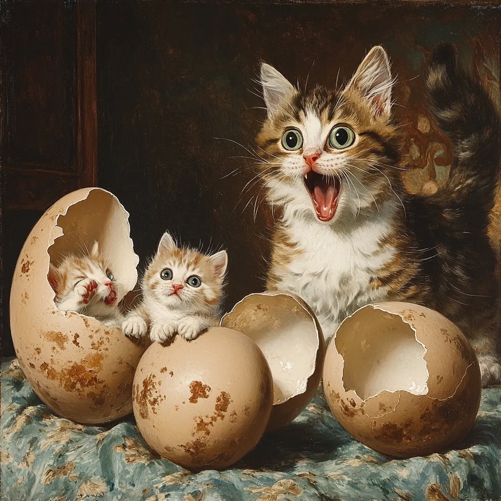 Kittens  hatching:)