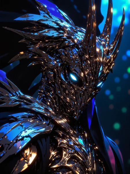 photorealistic, highly detailed, intricate, fractal, iridescence, [:glowing eyes:6], 8k, 16k, gradient background, living in the night, 'neath devils torn asunder, you call on me to solve a crooked rhyme, as i'm closing in imposing on your slumber, you call on me as bells begin to chime, are you on the square? are you on the level?, are you ready to swear right here, right now before the devil? glowing eyes, low camera angle, fractal, iridescence, glow, night blue, silver, platinum, purple, moonlit, mythp0rt, ne0nfant4sy, midjourney_whisper_avant_couture, <lora:style-mythic_fantasy-v2-flux-by_velvets:0.85> <lora:style-neon_fantasy-flux-by_neowave:0.68> <lora:epic_gorgeous_details-balance-flux-by_flyway:0.8> <lora:style-midjourney_lucid_dreams-flux-by_kawaiikitsuneai:0.12> <lora:midjourney_whisper_avant_couture-flux-by_aihonobono2023:0.68>