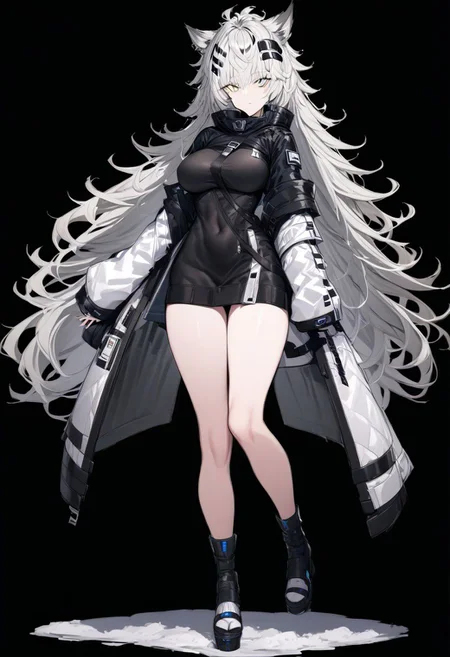 masterpiece, best quality, ultra-detailed, beautiful, nai3, 1girl, solo, full_body, tachi-e,
lappland_\(arknights\),