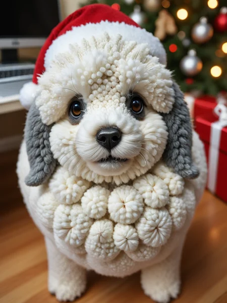 Animal Christmas,
A computer generated image of a RAF F35 Lightning aircraft that has been knitted with fluffy wool
<lora:Animal_Christmas:1>