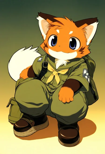 masterpiece, high score, great score, absurdres, year 2007, safe, 1boy, zuppu11 type 1, furry, cute, kemono
