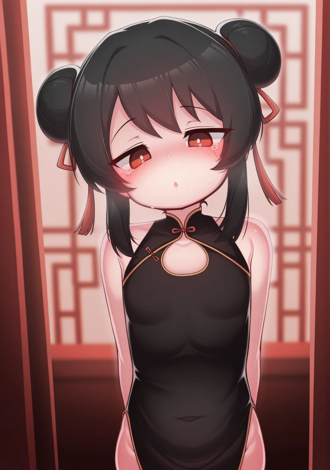 masterpiece,best quality,amazing quality,
1girl,looking at viewer,<lora:mochikushistyle:1>,mochikushistyle,
chinese clothes,