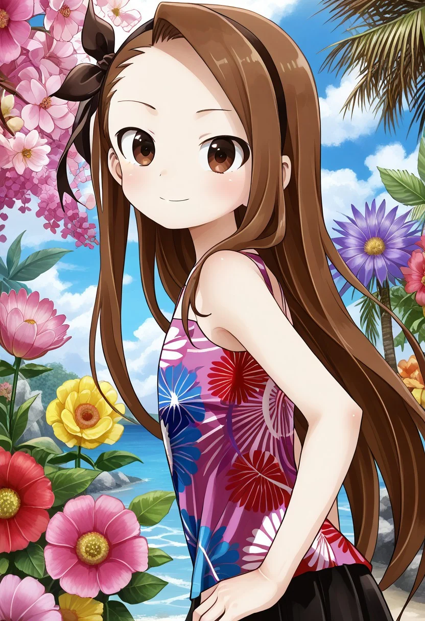 detailed background, shiny skin, posing, rating safe,
<lora:yamamoto.pony:1>,
yamamoto,
iori, top less,
