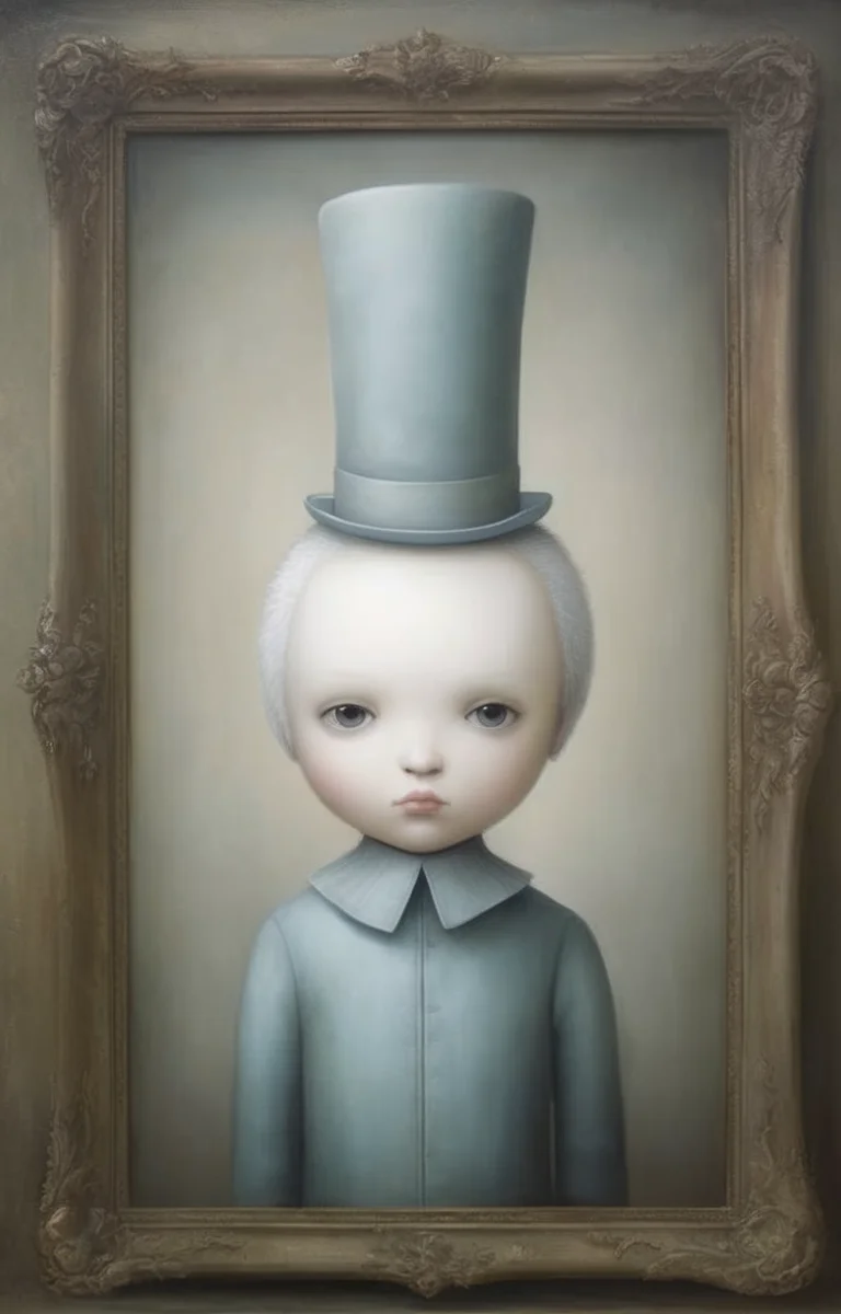 masterpiece,best quality,<lora:tbh340-sdxl:0.75>,illustration,style of Nicoletta Ceccoli, portrait of noble man