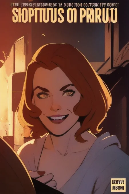 (exciting graphic novel style:1.3), 1girl, portrait, an vampire princess with a (snob grin, teeth.1.2), (very beautiful:1.85), steam, strong complex light, contrast shadows, in front of a chaotic porta, (line art:0.15)