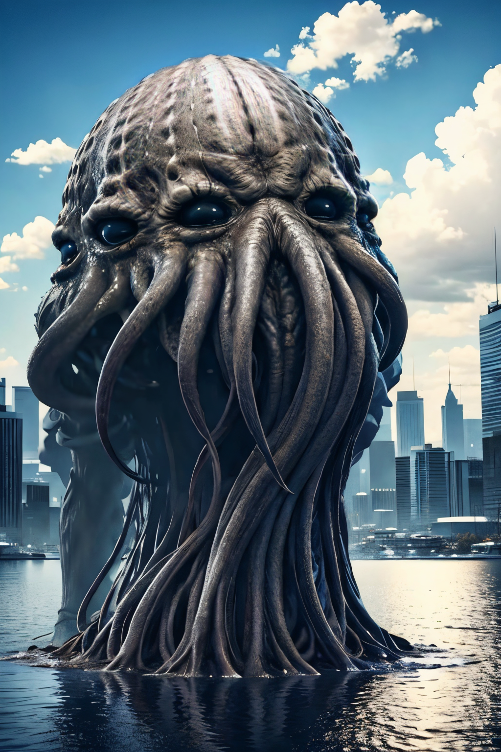 man,  cloudy_sky, tentacles, city, man, realistic, solo, <lora:EdobMonsterMale2_v2.0:0.8>