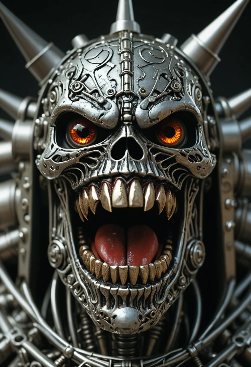 heavy metal, hyper detailed, super intricate, sharp light, funny mood, 35mm photo