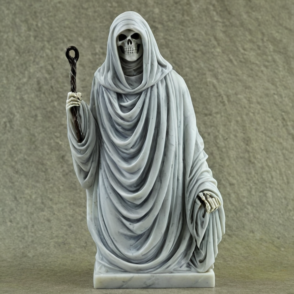 <lora:perfection style:0.3> perfection style
<lora:sculpture v3:0.9>
Marble sculpture Grim Reaper style
 <lora:Grim Reaper style:1>