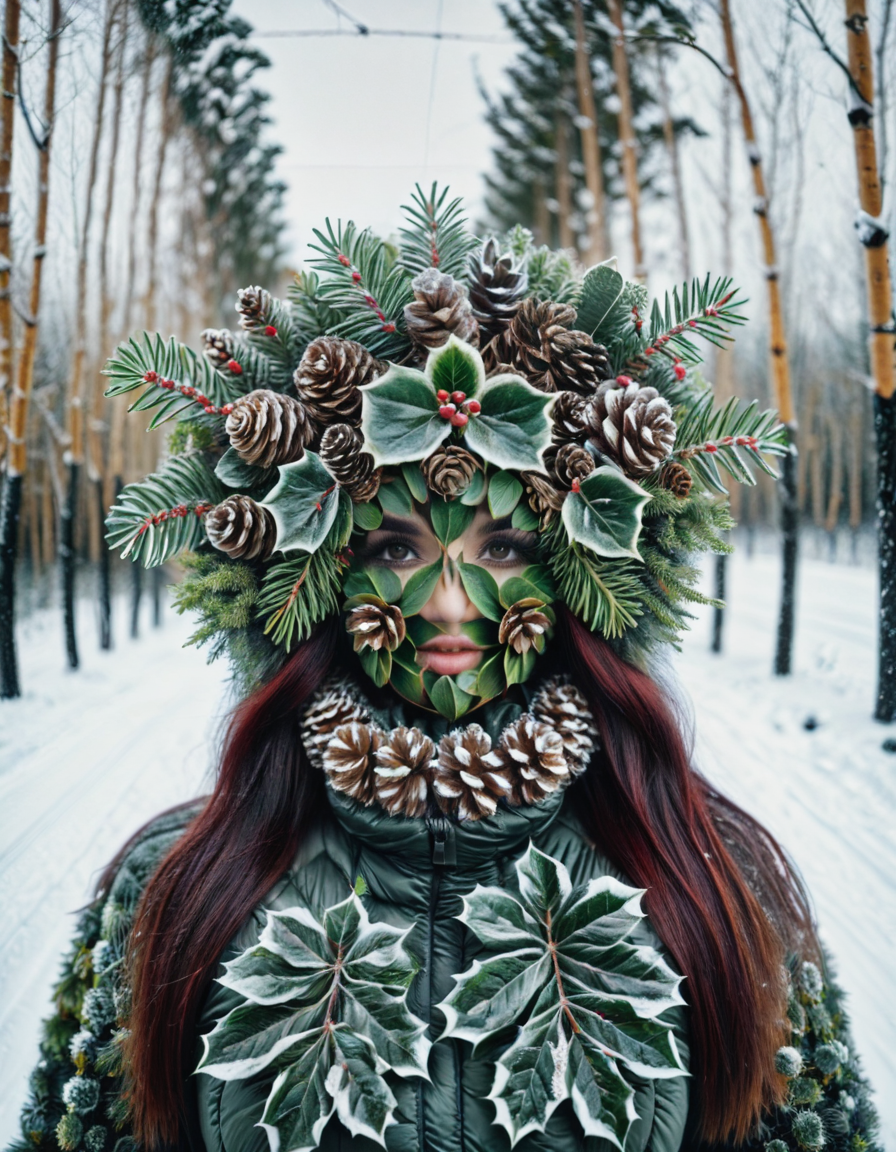 photograph plantpeoplelora, portrait, woman, winter, 50mm . cinematic 4k epic detailed 4k epic detailed photograph shot on kodak detailed cinematic hbo dark moody, 35mm photo, grainy, vignette, vintage, Kodachrome, Lomography, stained, highly detailed, found footage