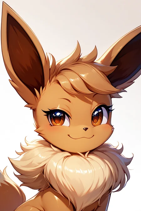 score_9, score_8_up, score_8, ,,, , ,,, zzEV, smile, simple background, white background, brown eyes, closed mouth, standing, full body, gradient, gradient background, :3, happy, smug, <lora:EeveePokedexPDXL:1.0>, ,,,, BREAK, ,,, upper body, smile, looking at viewer, ,,, shiny skin, <lora:ProAnime_PDXL_v1:0.8>, night, soft shadows, moonlight reflecting off skin, whisper of wind, ,,, embedding:zPDXL, Expressiveh, <lora:SDXLFaeTastic2400:0.5>, <lora:Expressive_H-000001:0.4>,