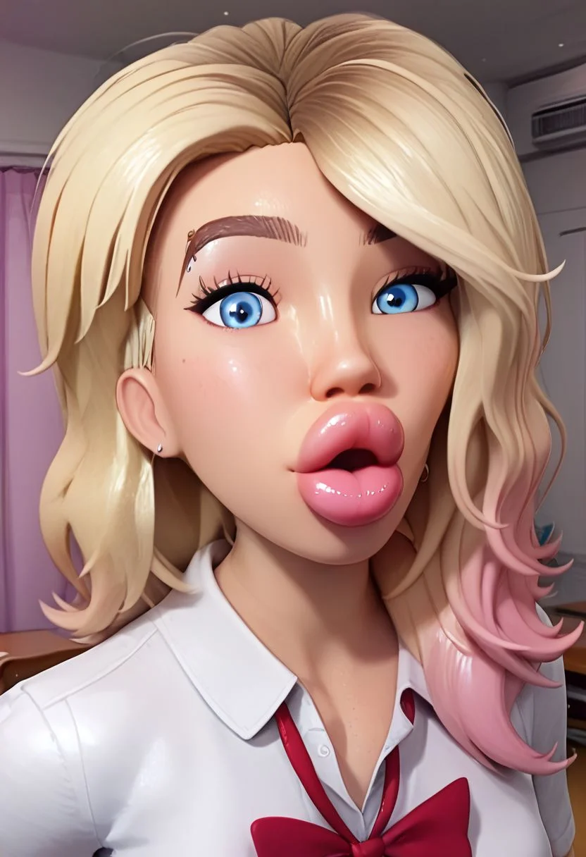 score_9, score_8_up, score_7_up,
1girl, solo, blonde hair, blue eyes, pretty girl, small breasts, school uniform, looking at viewer,
 <lora:add_detail:1> <lora:Expressive_H:1> <lora:GwenstacySDXL:1>  <lora:Jabstyle_AMXLV1:0.6> gwenstacysdxl,, bimbo lips, Gyaru