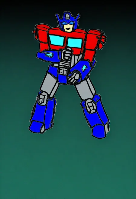 masterpiece, very aesthetic, sbhj, bad quality, worst quality, worst detail, 1boy, solo, optimus prime (transformers), cyberpunk background
