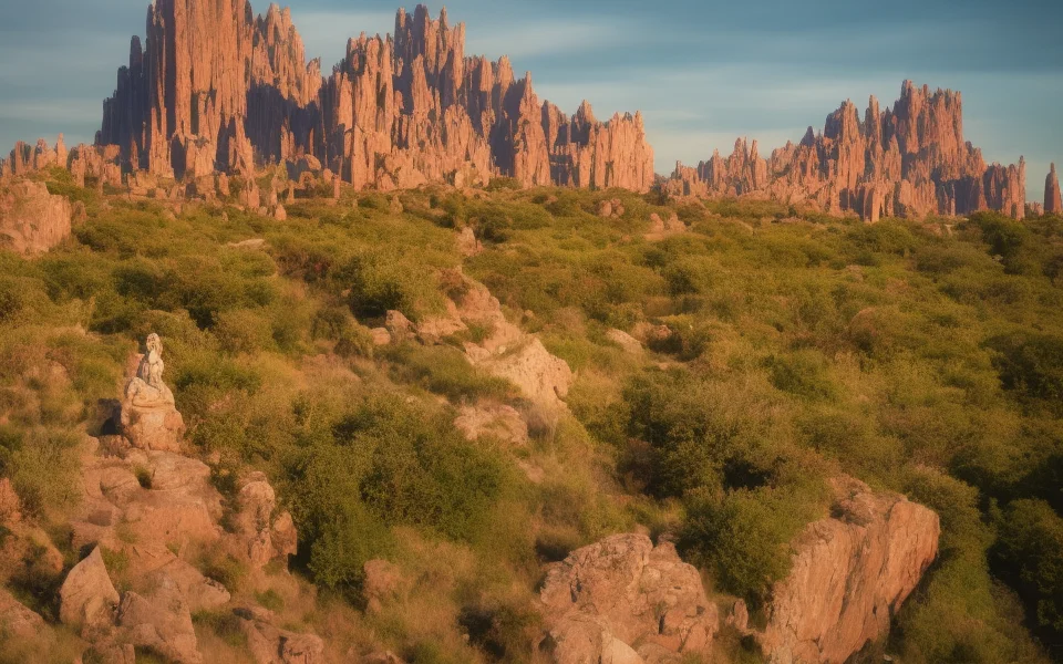 ChromaV5, nvinkpunk,(extremely detailed CG unity 8k wallpaper), An Landscape of a majestic jungle surrounded by lush pink foliage, award winning photography, Chromatic Aberration, Detailed , HDR, Bloom,majestic oil painting by , Thomas Cole, Frederic Church, and Albert Bierstadt ,trending on artstation, trending on CGsociety, Intricate, High Detail, dramatic, art by midjourney