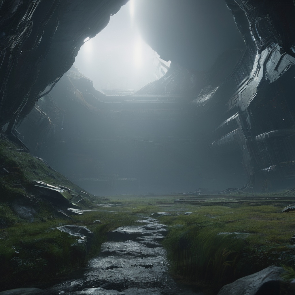gloomy,scifi style,old fasion landscape,8k resoultion,ultra cool,hyper realstic,dramatic lighting,atmosphere lighting,hyper detail features,ray tracing,3D,cinematic lighting,dark shadows,unrealistic Engine 5 rendering,center focus,hyper detail,artstation,4k,extremely high details,ultra hd,hdr,extremely high details,<lora:gloomyXL:1>,concept art,landscape,outdoor,