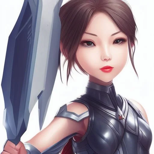 wlop-style woman