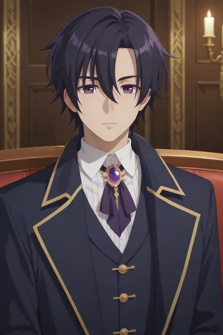 score_9, score_8_up, score_7_up, , rating_safe, intricate details, semi-realistic, , , 1boy, solo, male focus, <lora:nicol_ascart_pony:0.78>, nicol_ascart, black hair, purple eyes, short hair, hair between eyes, , coat,, <lora:sdxl_lightning_8step_lora:1>