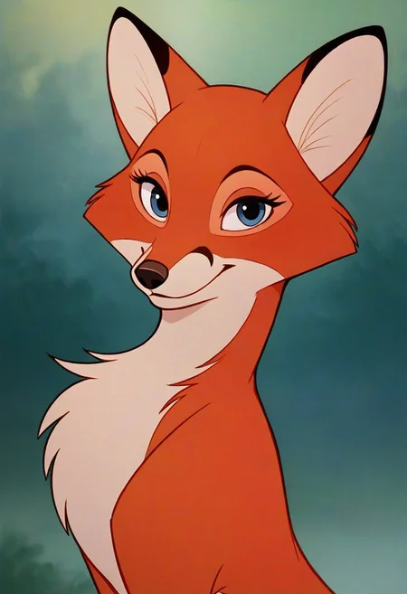 (source_furry, source_cartoon, rating_explicit, score_9, score_8_up, score_7_up, score_6_up, score_5_up, score_4_up), BREAK face focus, Vixey, feral, 1girl, furry female, fox, chest tuft, blue eyes, eyelashes, solo, upper body, looking at viewer, outdoors, forest, high-definition, masterpiece, high quality, studio shadows, rim lighting, extremely detailed CG unity 8k wallpaper, Expressiveh,