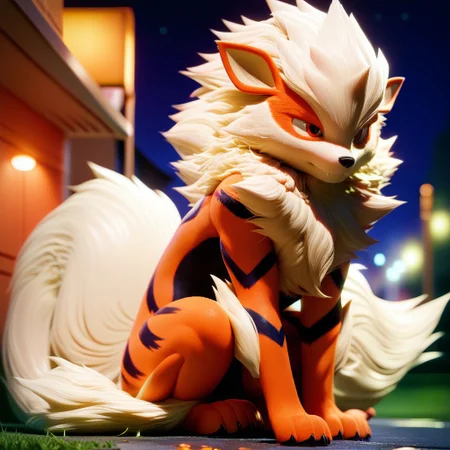 score_9, score_8_up, score_8,
BREAK,
Arcanine, closed mouth, outdoors, sitting, night, blurry, full body,,,
zPDXL,