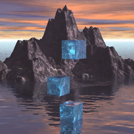 3d, reflection, water, mountains, shapes, cube
<lora:Bryce3D_Style_XL:1>