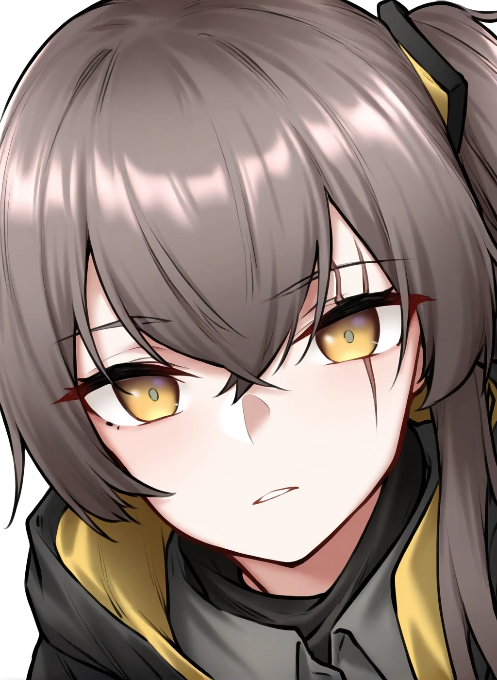 <lora:AS-000020:1>,simple background,1girl,solo,white background,looking at viewer,ump45 \(girls' frontline\),, masterpiece, best quality, very aesthetic, absurdres,newest, incredibly absurdres,