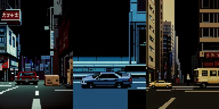 highly insanely detailed, masterpiece, top quality, best quality, highres, 4k, 8k, RAW photo, (very aesthetic, beautiful and aesthetic), bebop cityscape, buildings, radiator, ait conditioning, cardboard box, trash, street, car, <lora:bebopv01:1>, 
__lazy-wildcards/dataset/background-color__âââ