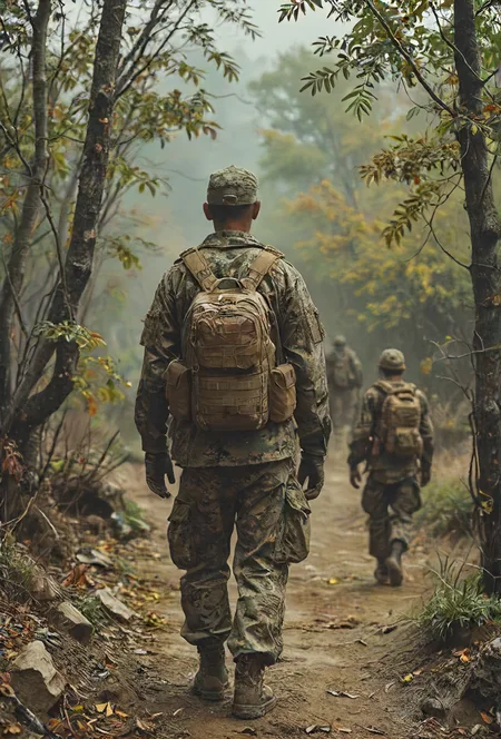 Just be thankful that you're not alone and you've got some company from a big marine the boys called Camouflage , <lora:Desolation:0.2>, <lora:tbh173-sdxl:0.5>