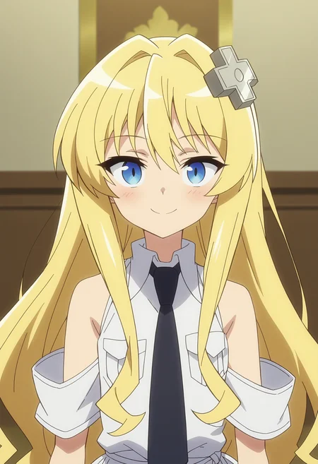 score_9, score_8_up, score_7_up, score_6_up, score_5_up, score_4_up , anime coloring ,BREAK source_anime, anime,screencap,
1girl, solo, alicek, collared dress, black necktie, pocket, white ribbon, <lora:PonyXL Alice Kisaragi V2:1>
indoors,bedroom
smile, looking at viewer, upper body,