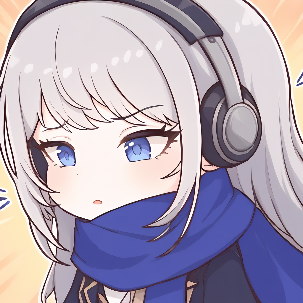1girl,solo,close-up,chibi,,,bkornblume,grey hair,blue eyes,scarf,frustrated,<lora:pcrQ>,<lora:bkornblume:0.8>, masterpiece, best quality, very aesthetic, absurdres