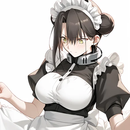 <lora:Takeuchi_Takashi_PonyXL_style_v01:1>
<lora:agent.pony:1>
score_9 , score_8_up , score_7_up , source_anime , 
masterpiece , best quality , ultra-detailed , 
BREAK
agent \(girls' frontline\), maid
1girl , woman , huge breasts , light smile , light blush , ((medusa (fate)):0.5)  , 
long black hair  , maid dress ,  
looking down