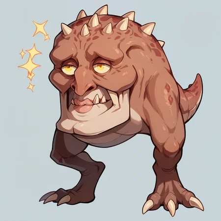 score_9, score_8_up, score_7_up BREAK, handsomize, sparkle, Squig, monster, smile, yellow eyes, solo, simple background <lora:Squig:0.7> <lora:add-detail-xl:0.5> <lora:handsomize_x_pdxl_v1:0.7> <lora:flick-guy-PONYv1:0.4>