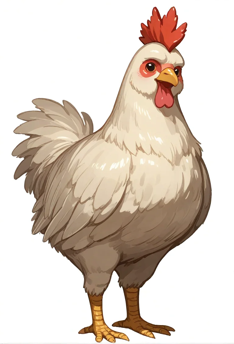 <lora:chicken_XL_pony_v1:1> chicken,, BREAK score_9, score_8_up, score_7_up, BREAK source_anime, best quality, masterpiece,uncensored, <lora:Hyper-SDXL-4steps-lora:1>, zPDXL