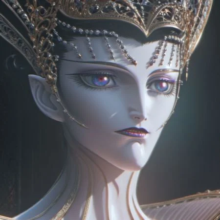 portrait of a beautiful lady vampire who is a fashion model, cinematic, 35mm, 8k, fantasy, many details, much lightful, dream-like, masterpiece, detailed face, fantasy art, majestic, elegant, ornate, appealing, hypermaximalist, paradise, award winning photography, no watermark, trending on artstation --v 5